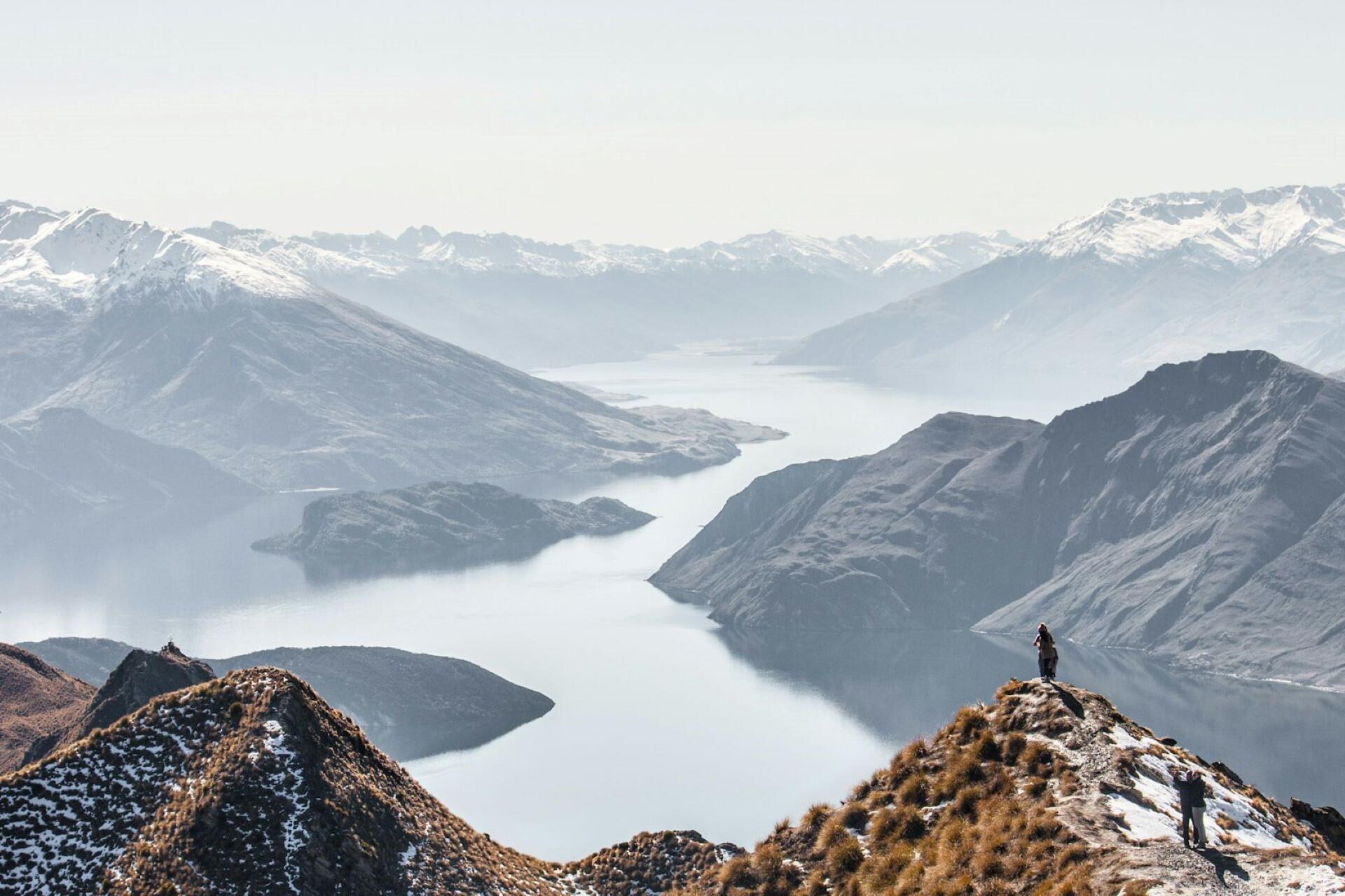A view from Roy's Peak, New Zealand.
