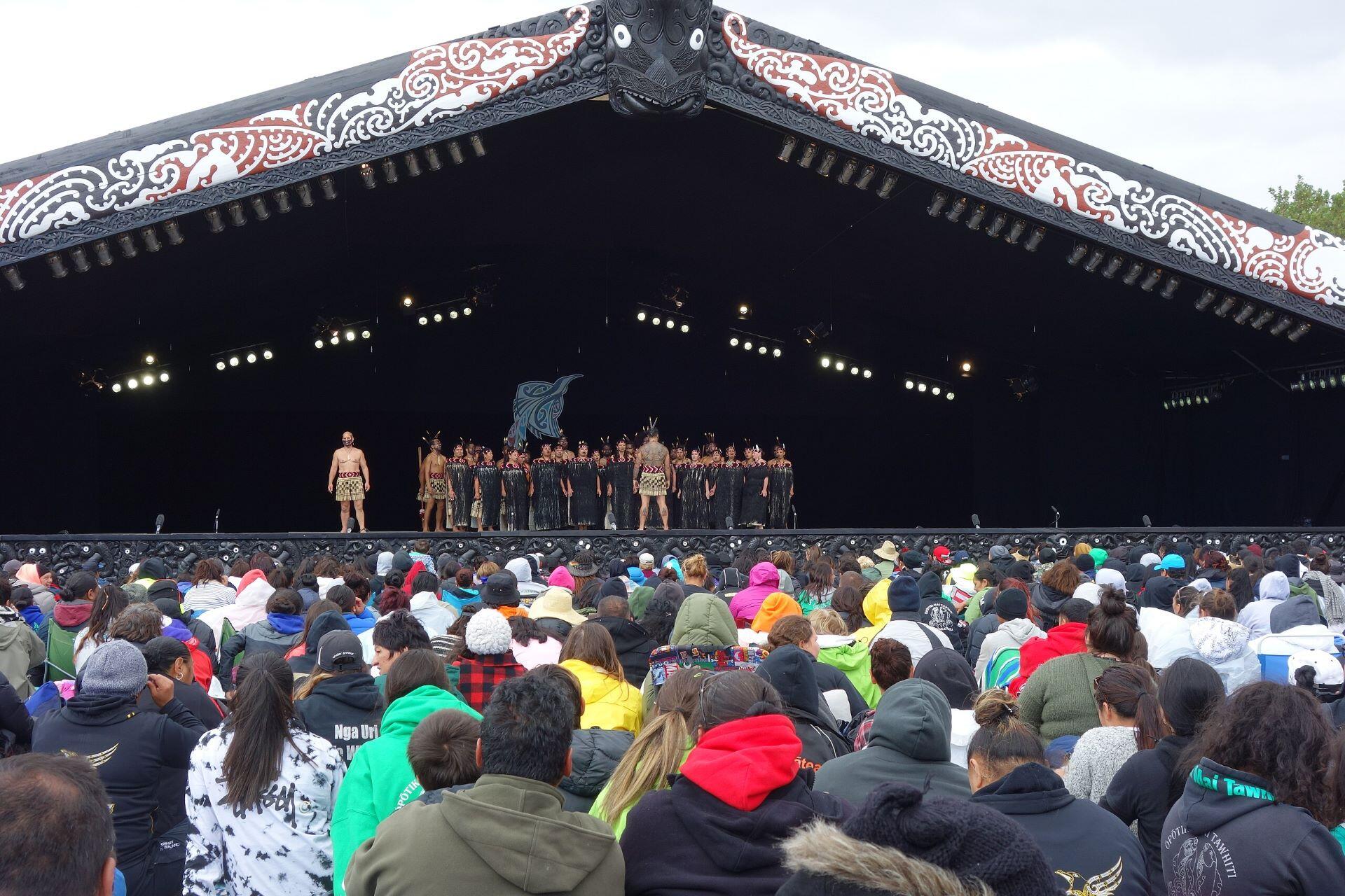 The stage at Te Matatini.