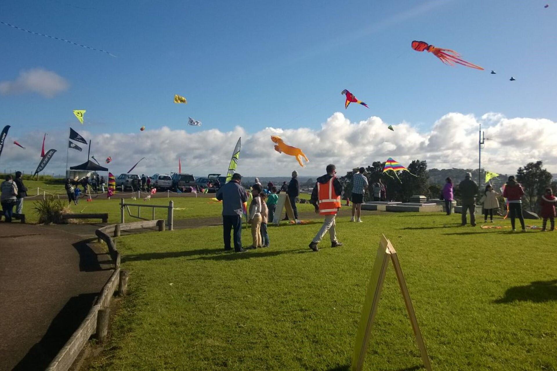 A kite festival during Matariki.
