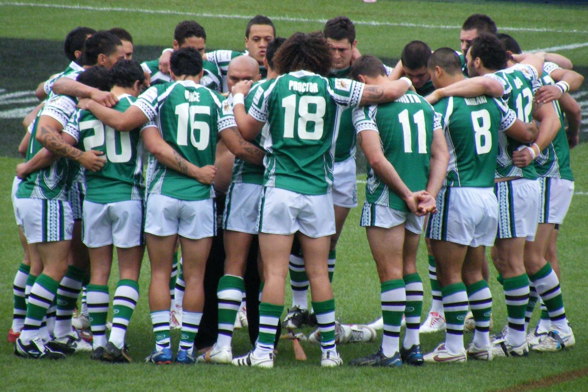 The Maori rugby team.