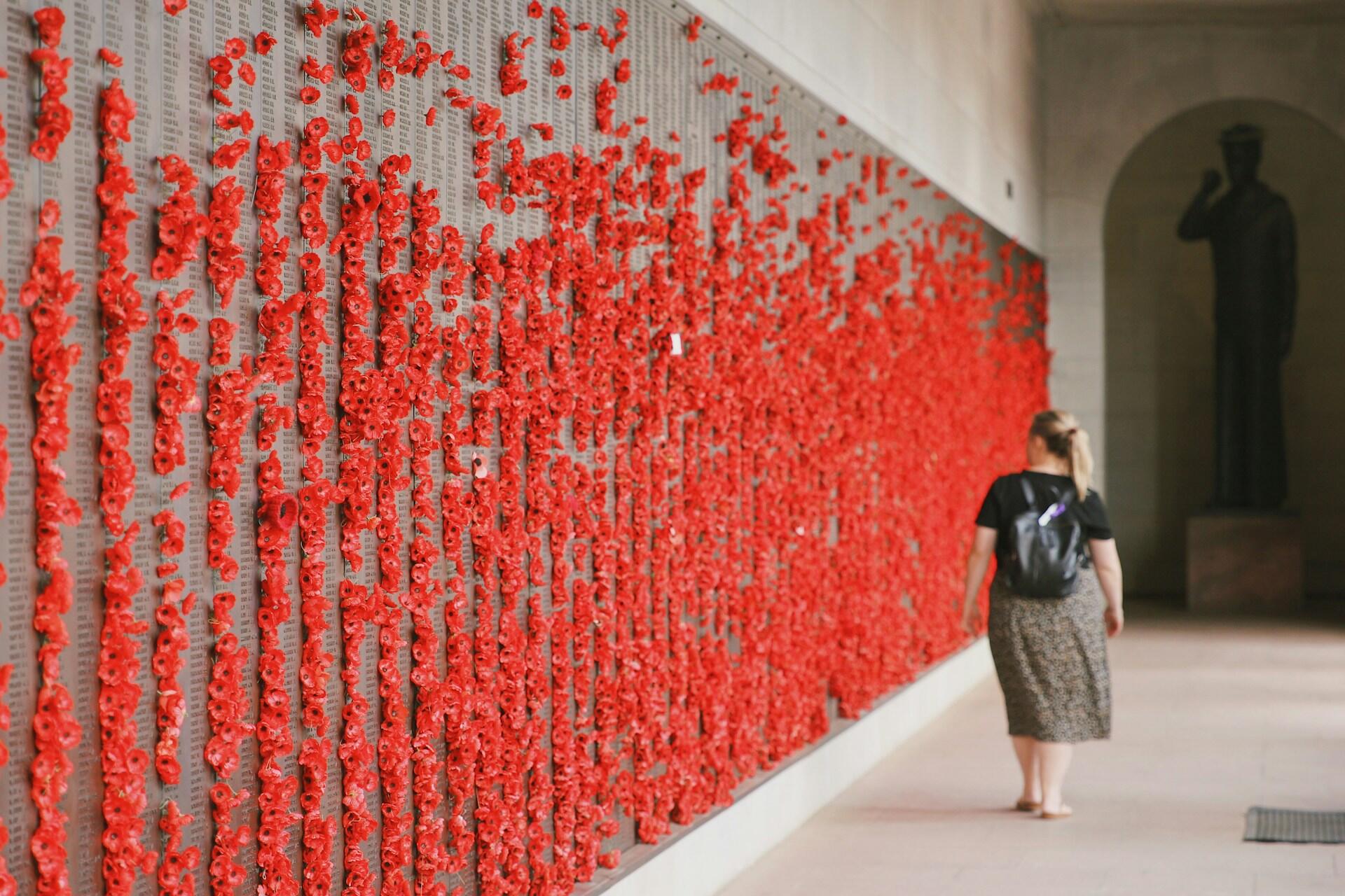 An Anzac memorial in Canberra, Australia.