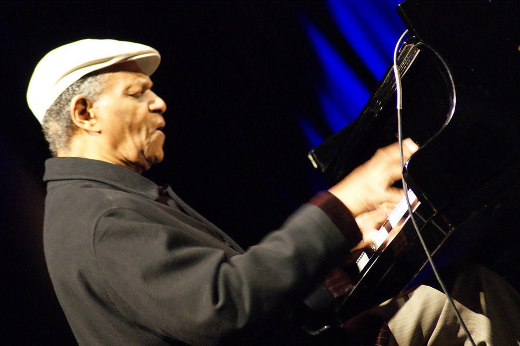 McCoy Tyner rocks out on his jazz piano
