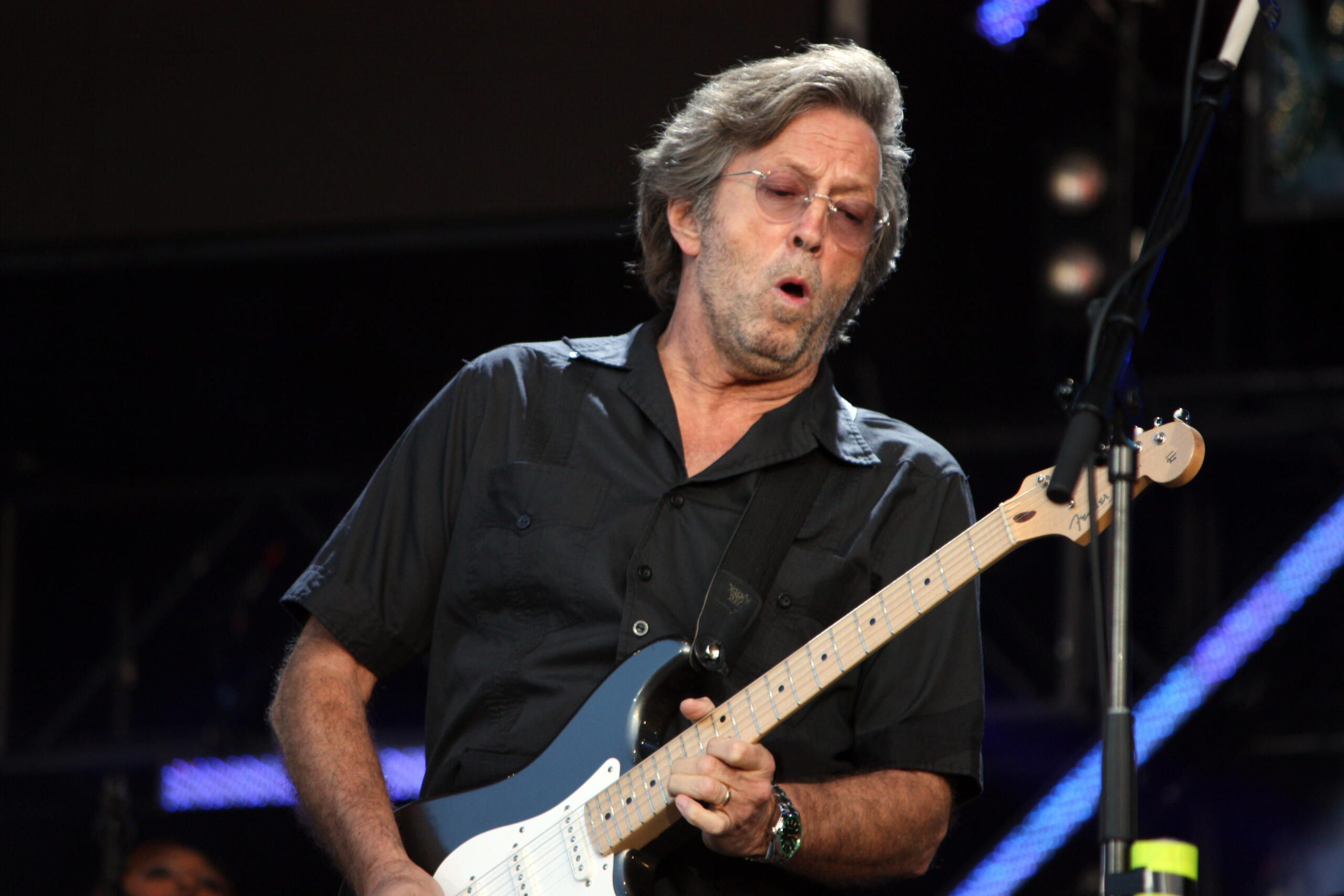 Clapton playing by ear