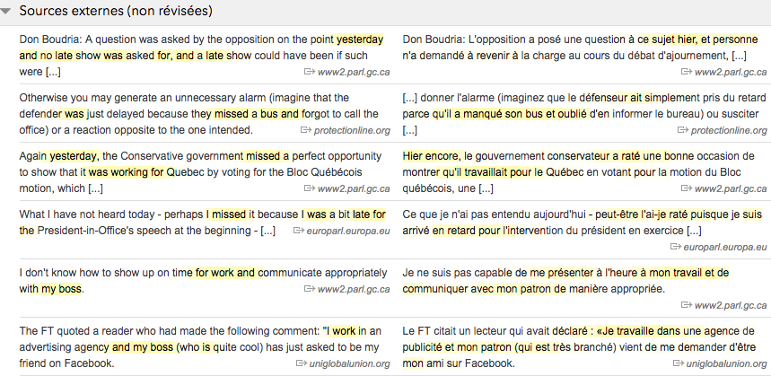 Linguee is not always great to translate long paragraphs