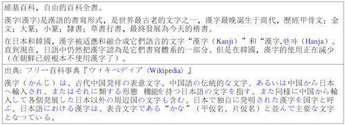 Japanese kanji are borrowed from Chinese