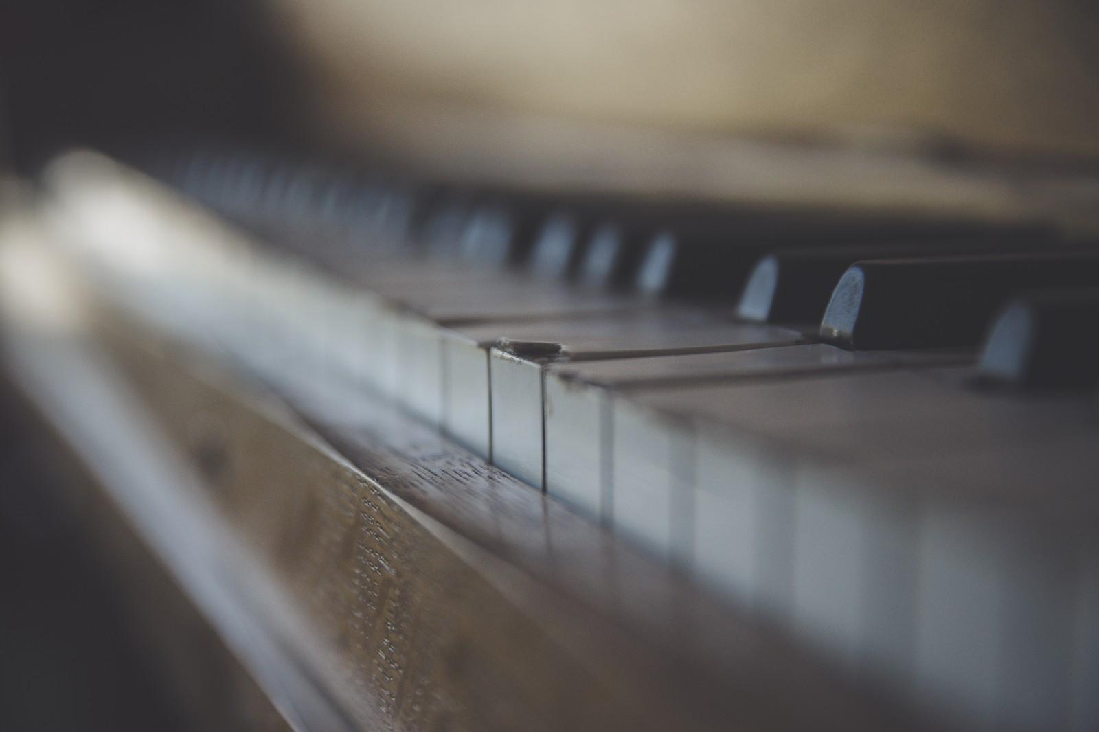Piano closeup