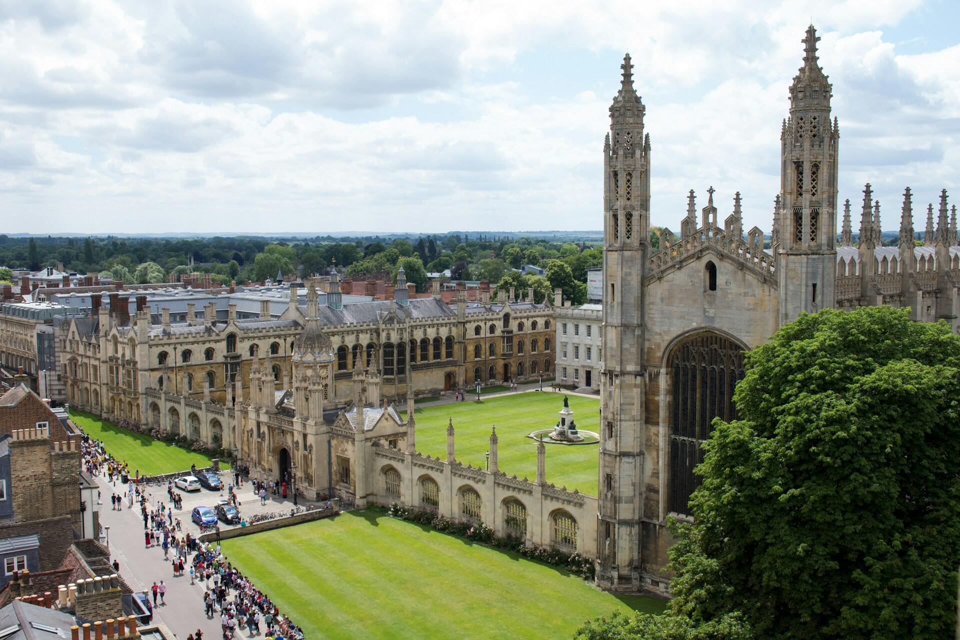 A view of Cambridge University.