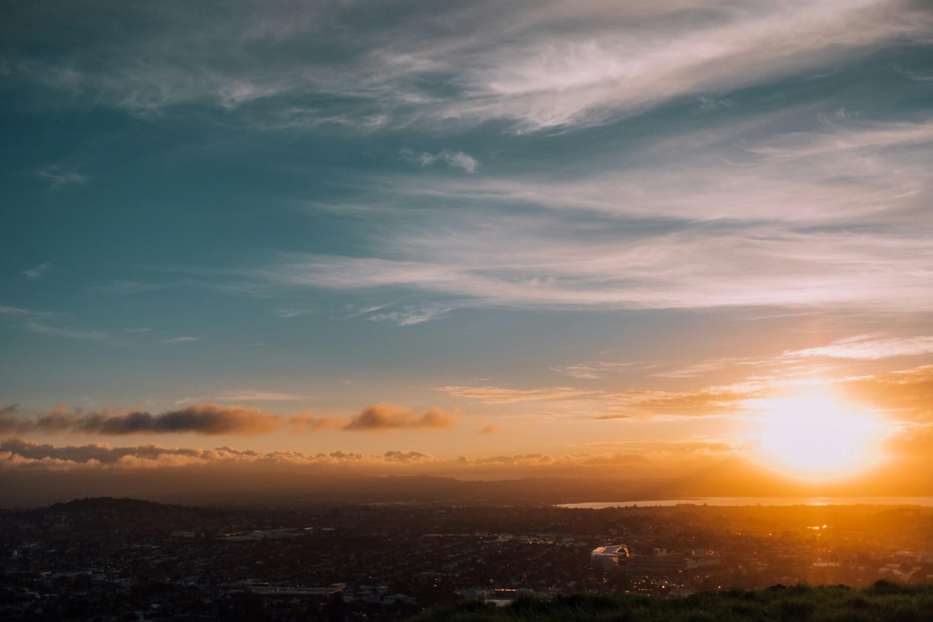 Summer at Mount Eden, New Zealand.