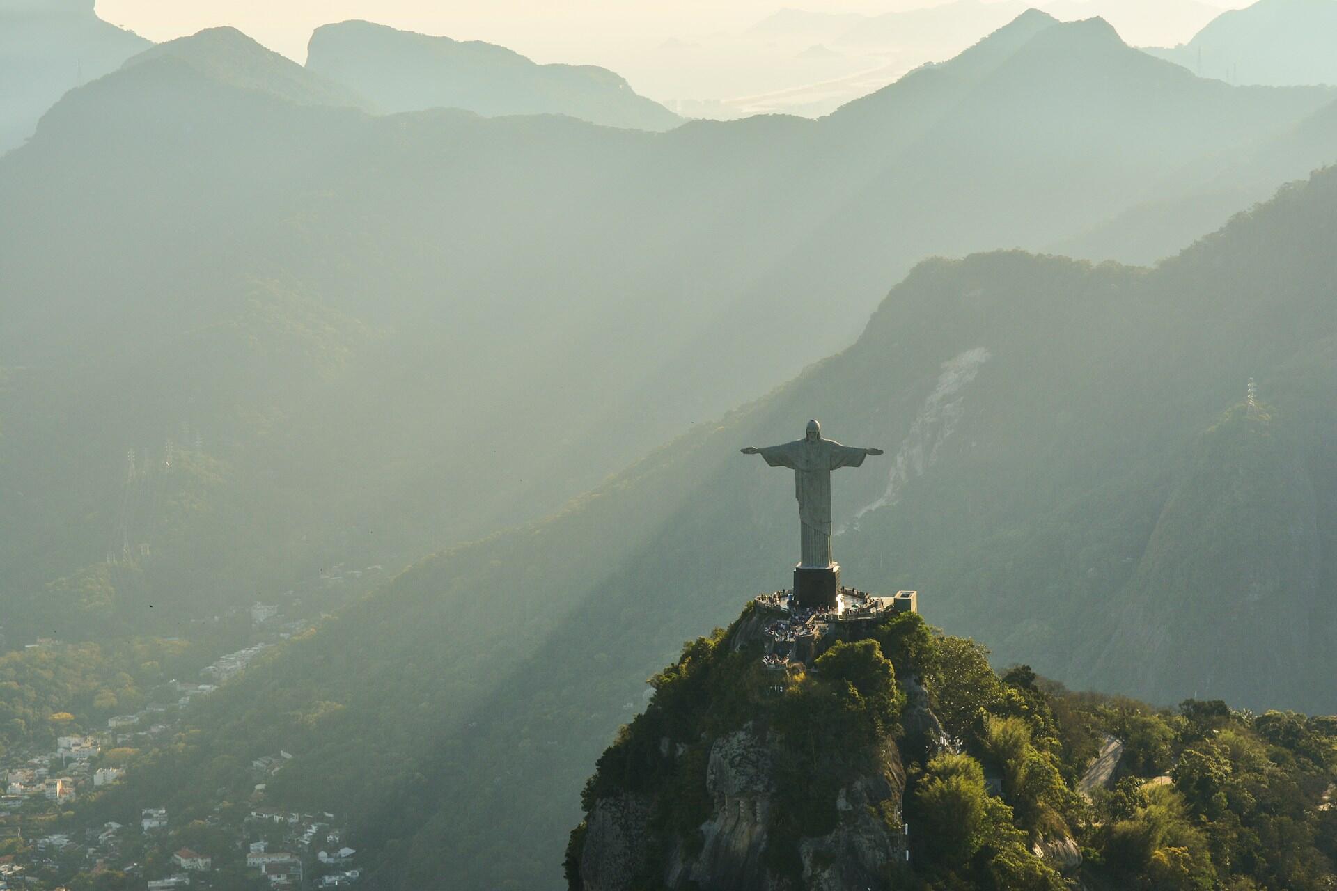 Christ the Redeemer statue above Rio de Janeiro