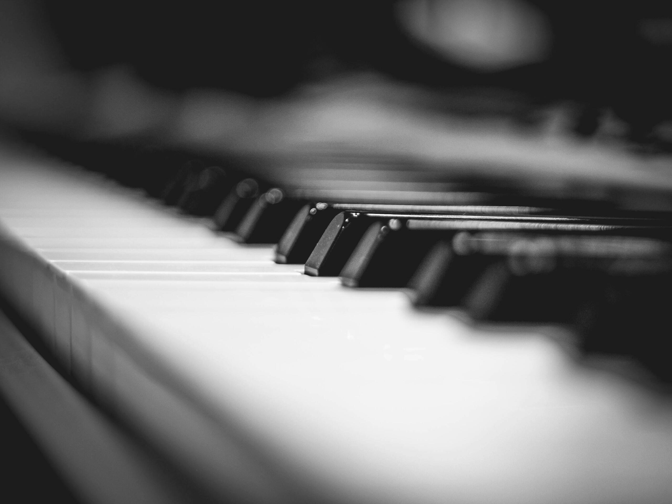 Fotografía Macro De Piano