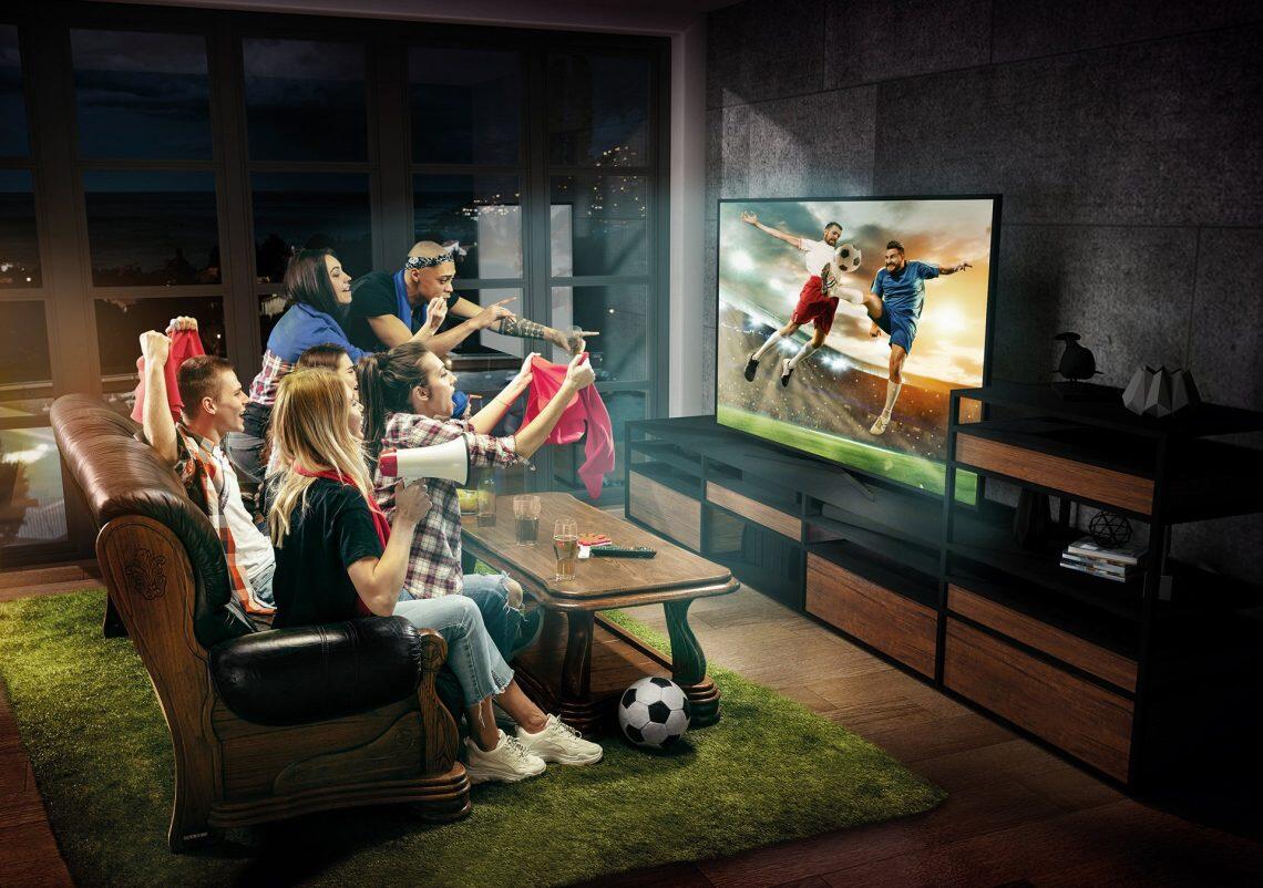 Gente disfrutando del mundial
