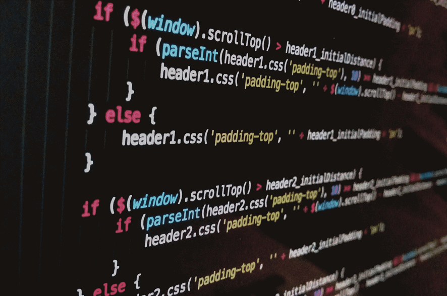 Ventana de programación de alguna base de datos