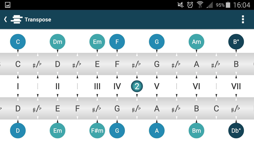 pantallazo de la app "Smart Chords & tools"