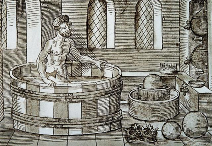 Arquímedes en la bañera 