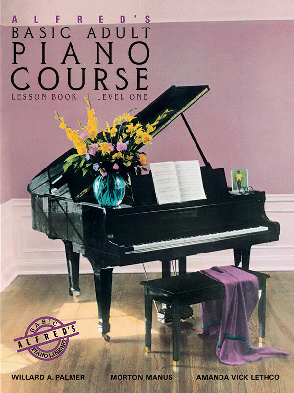 Libro portada Alfred's Basic Adult Piano