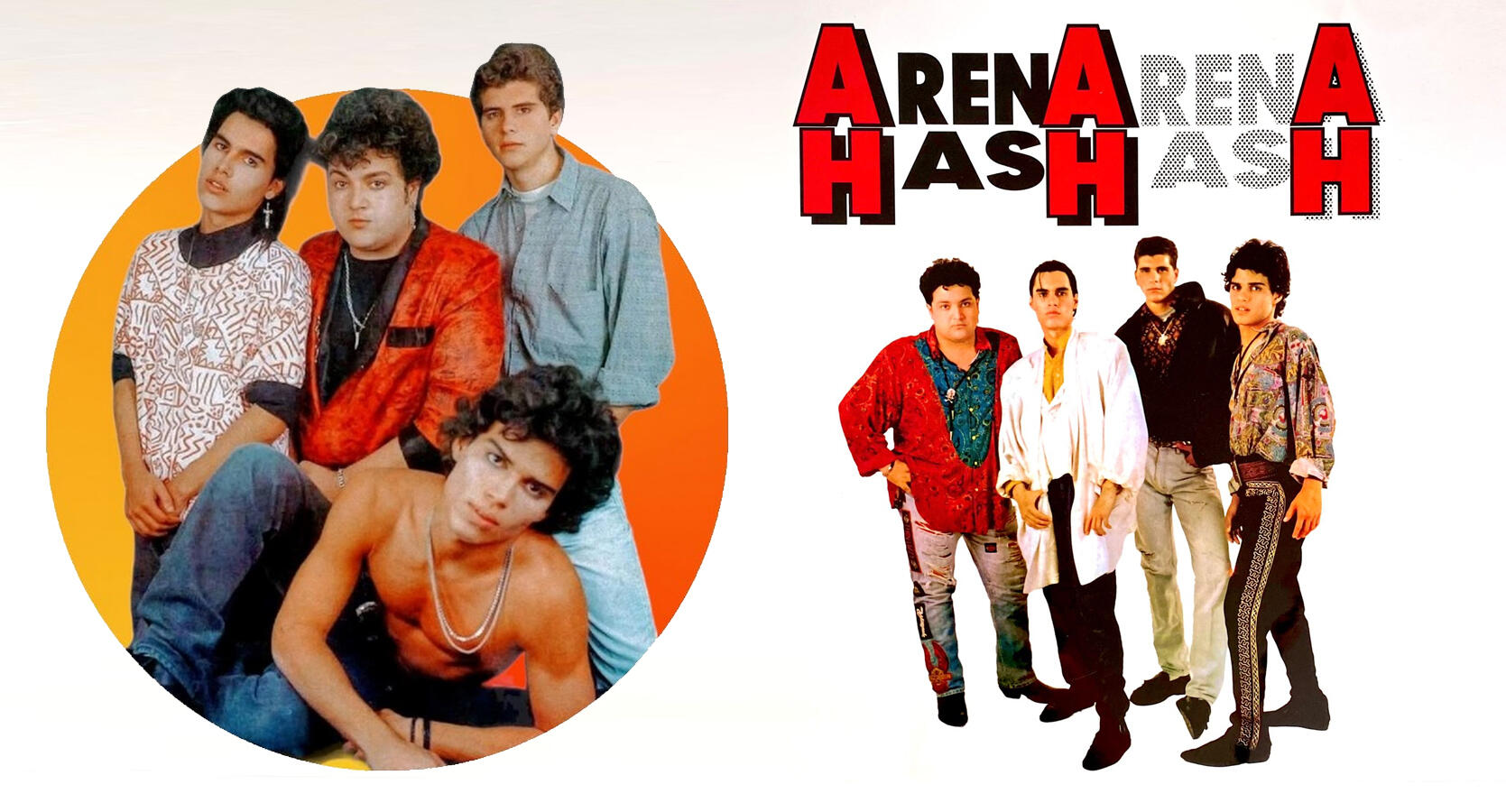 poster de banda peruana Arena Hash con sus integrantes en portada