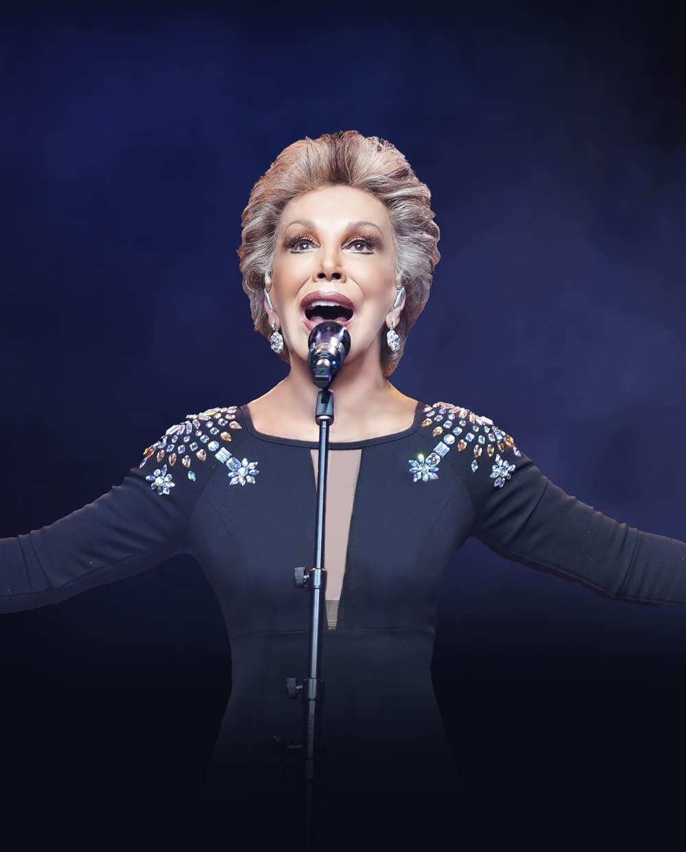 retrato de Cecilia Bracamonte cantando