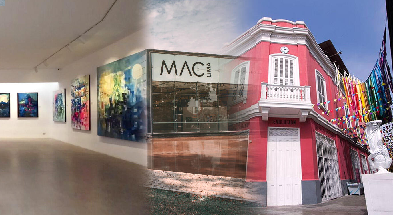 collage de fachadas de los museos de lima