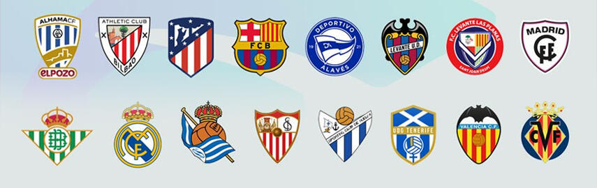 conjunto de 16 insignias de clubes de futbol femenino profesional