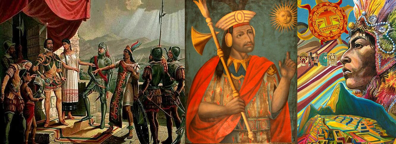 pinturas representativas peruanas de la cultura andina, colonización española e incas