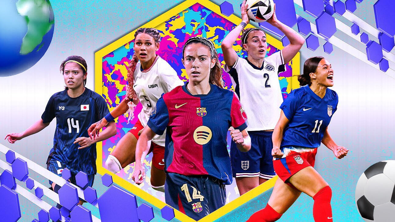 collage de jugadoras de futbol femenino más importantes del mundo