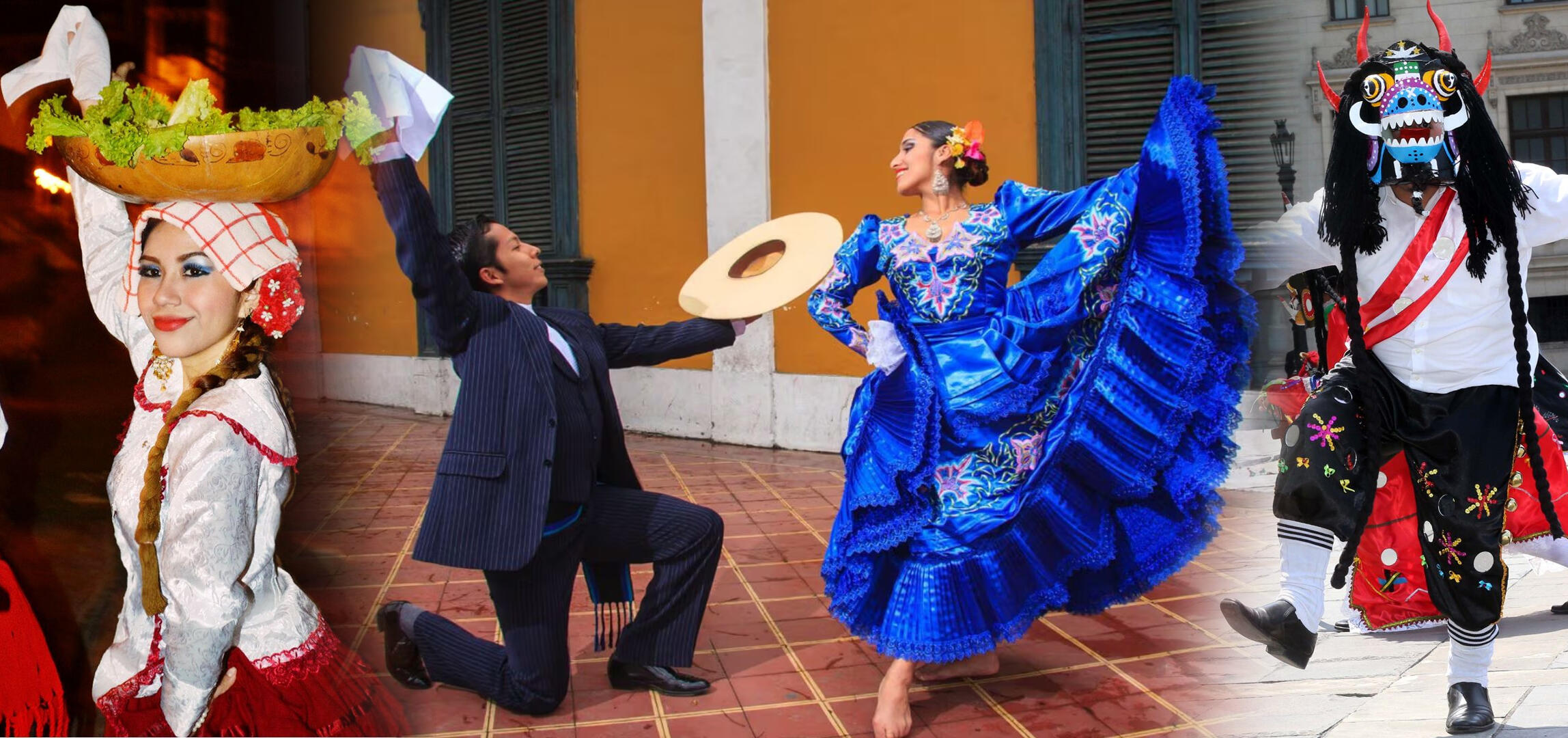 collage de tresa danzas típicas de chiclayo.