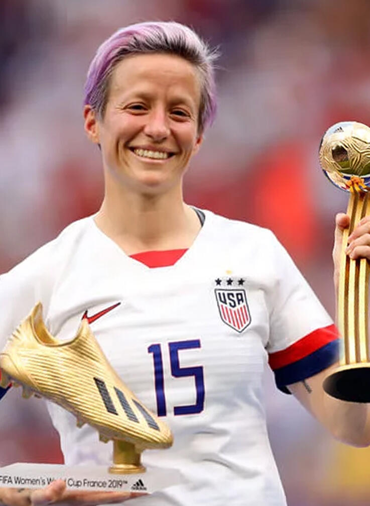 Retrato de Megan Rapinoe