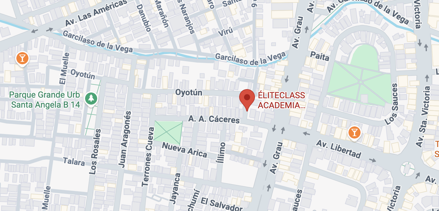 screenshot con ubicación de ÉLITECLASS