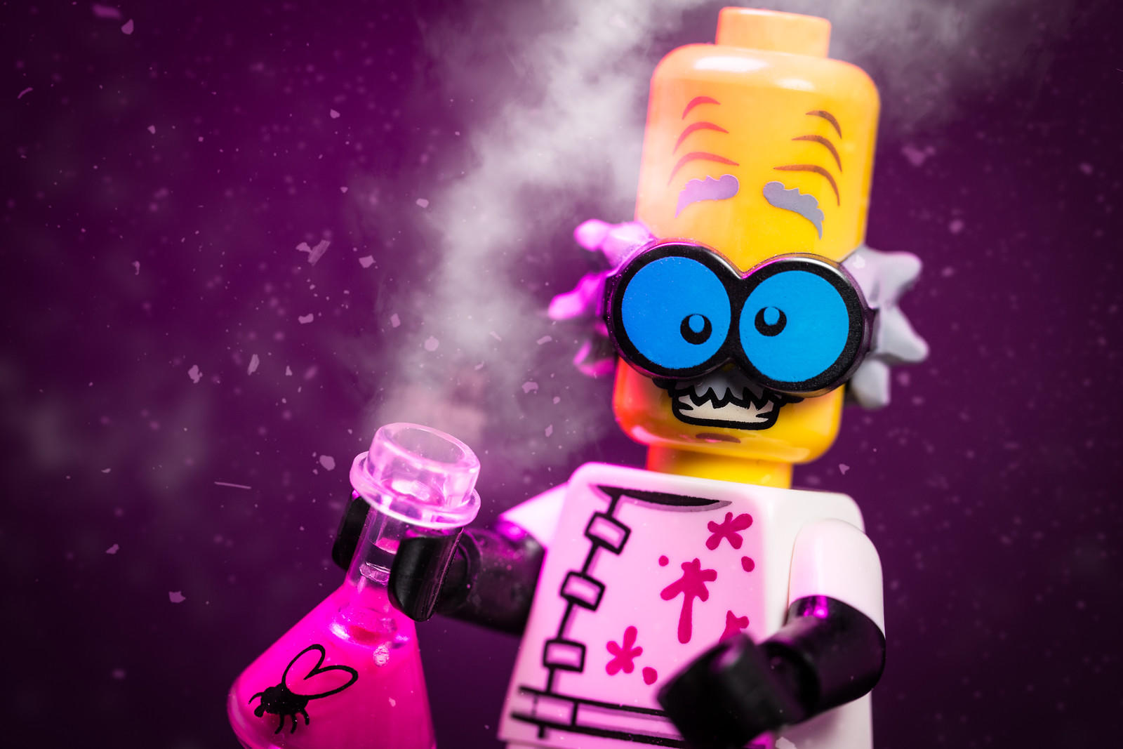 Ludzik lego naukowiec chemik