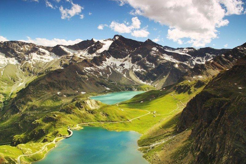 góry i doliny kotlina jezioro i staw ukształtowanie terenu Ziemia natura