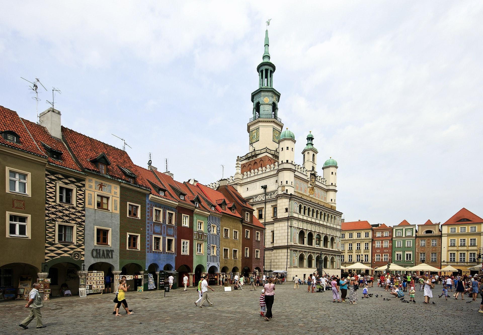 poznański rynek starówka stare miasto poznań