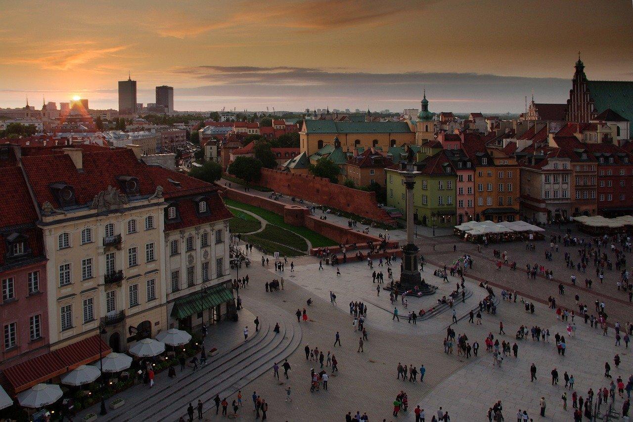 warszawa stare miasto starówka warszawska panorama