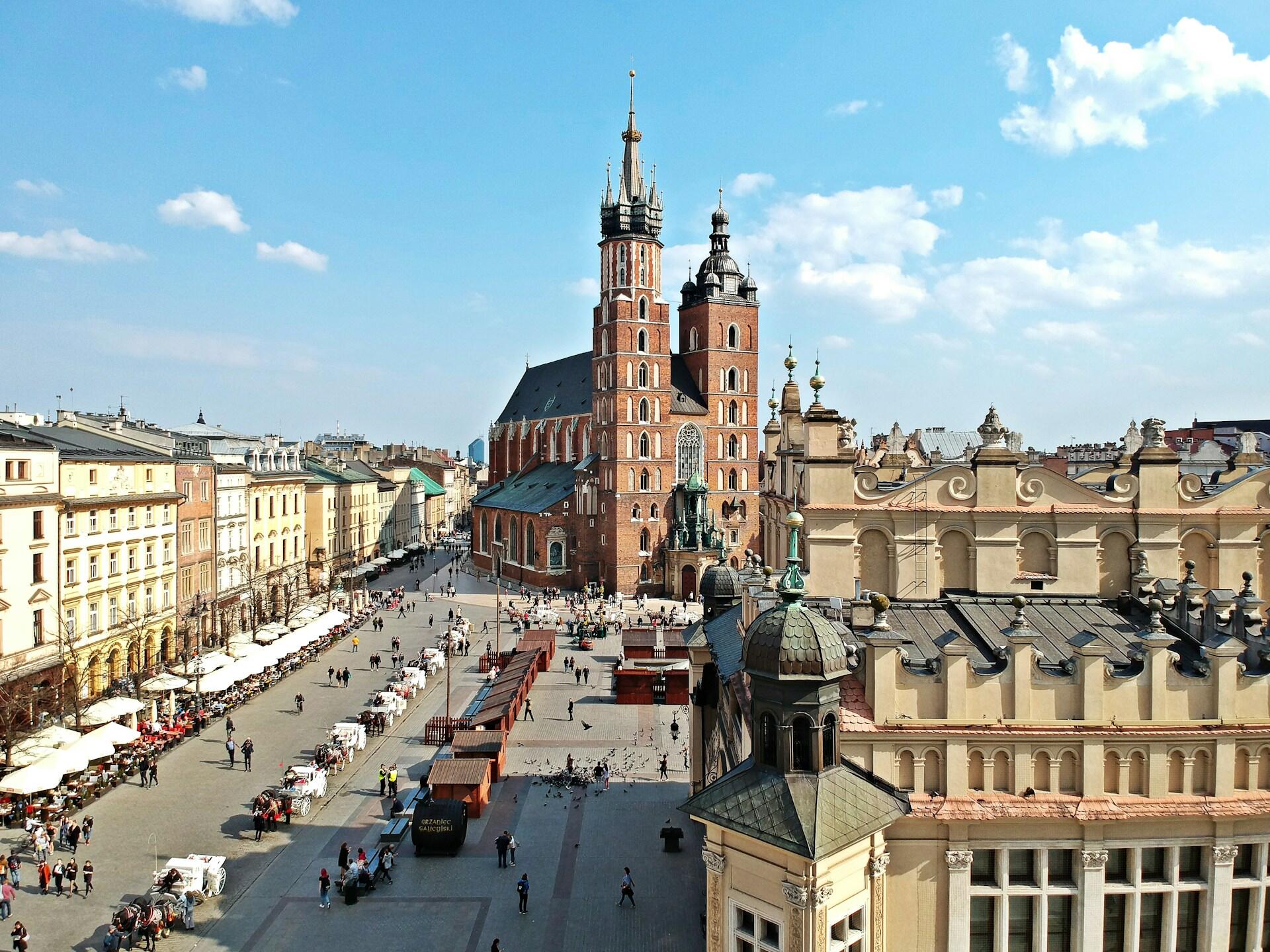 Kraków, stare miasto.