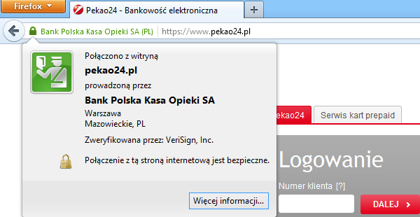 instrukcja jak sprawdzić prawdziwość adresu strony internetowej