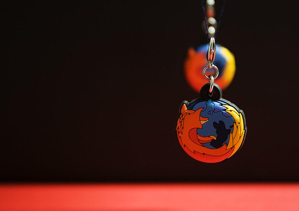breloki z logo mozilla firefox