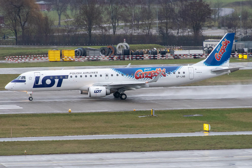 samolot polskich linii lotniczych lot