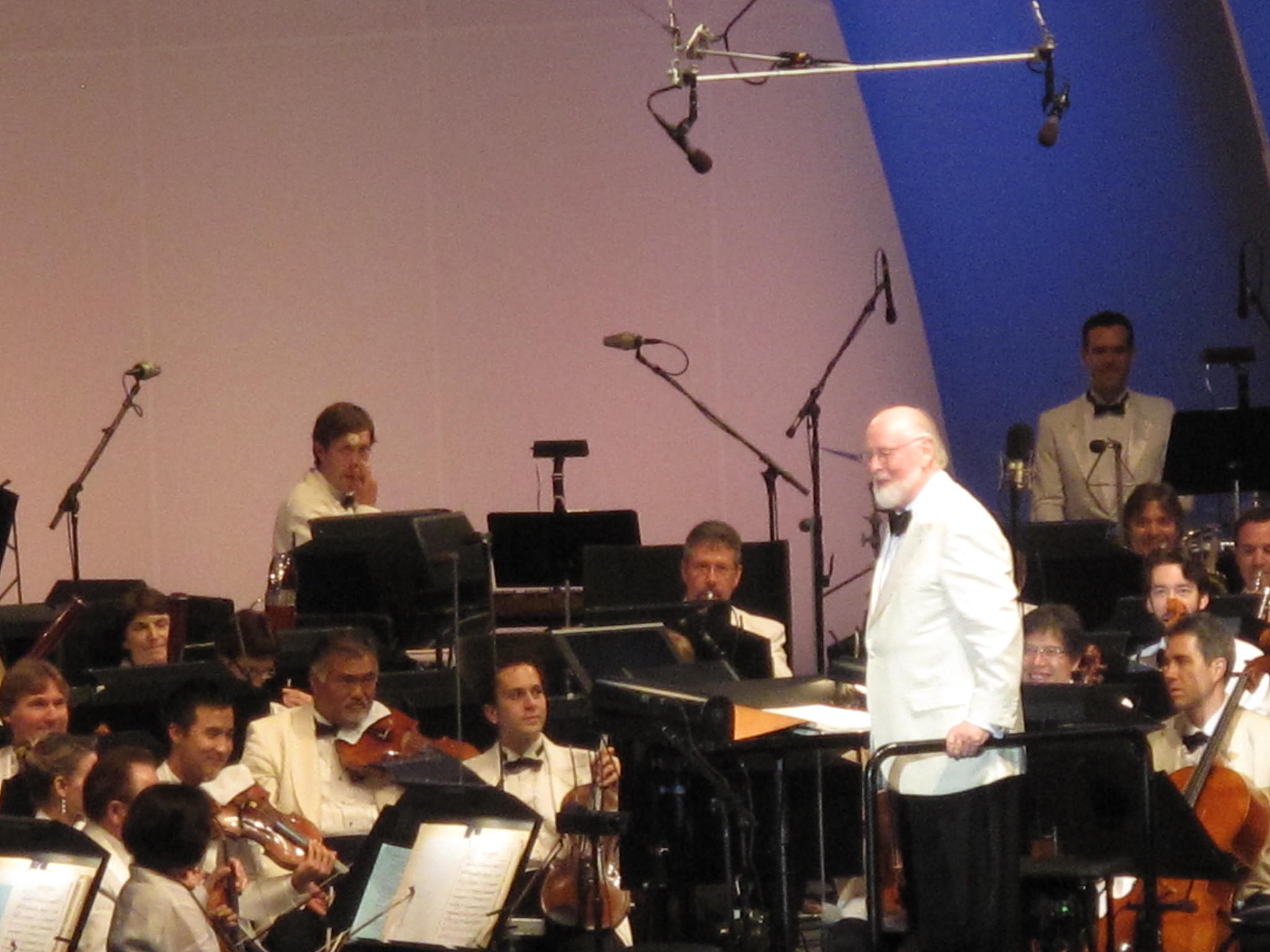 John Williams na scenie.