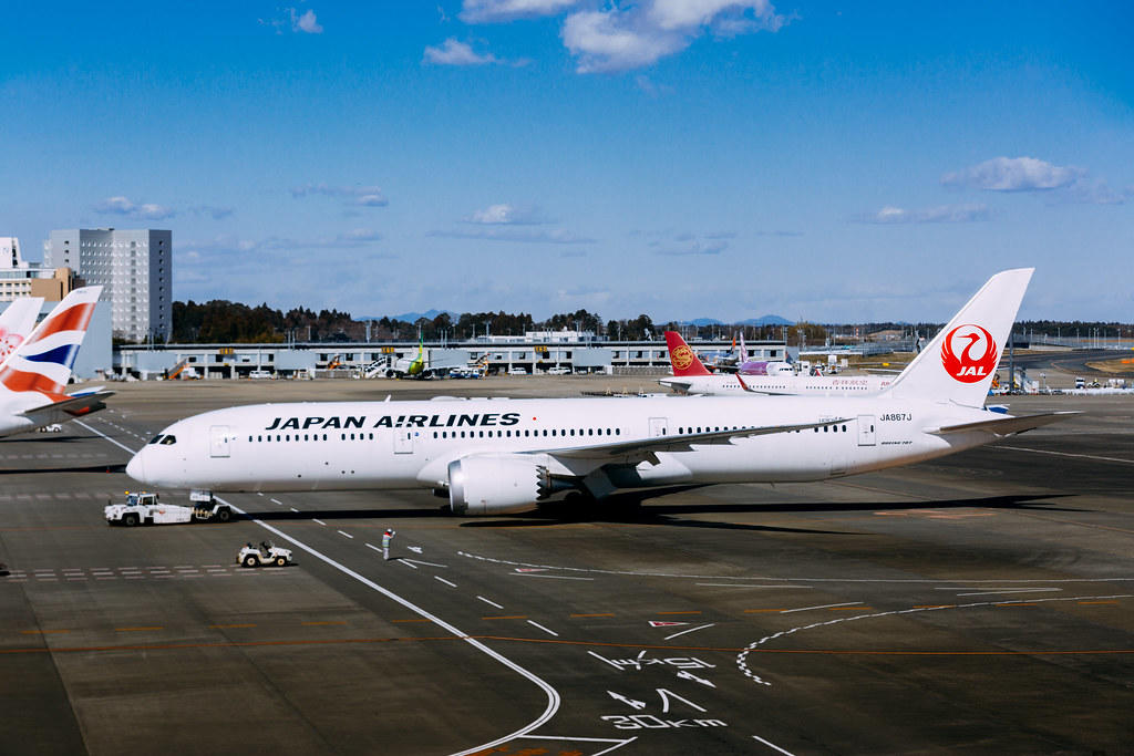 samolot linii japan airlines