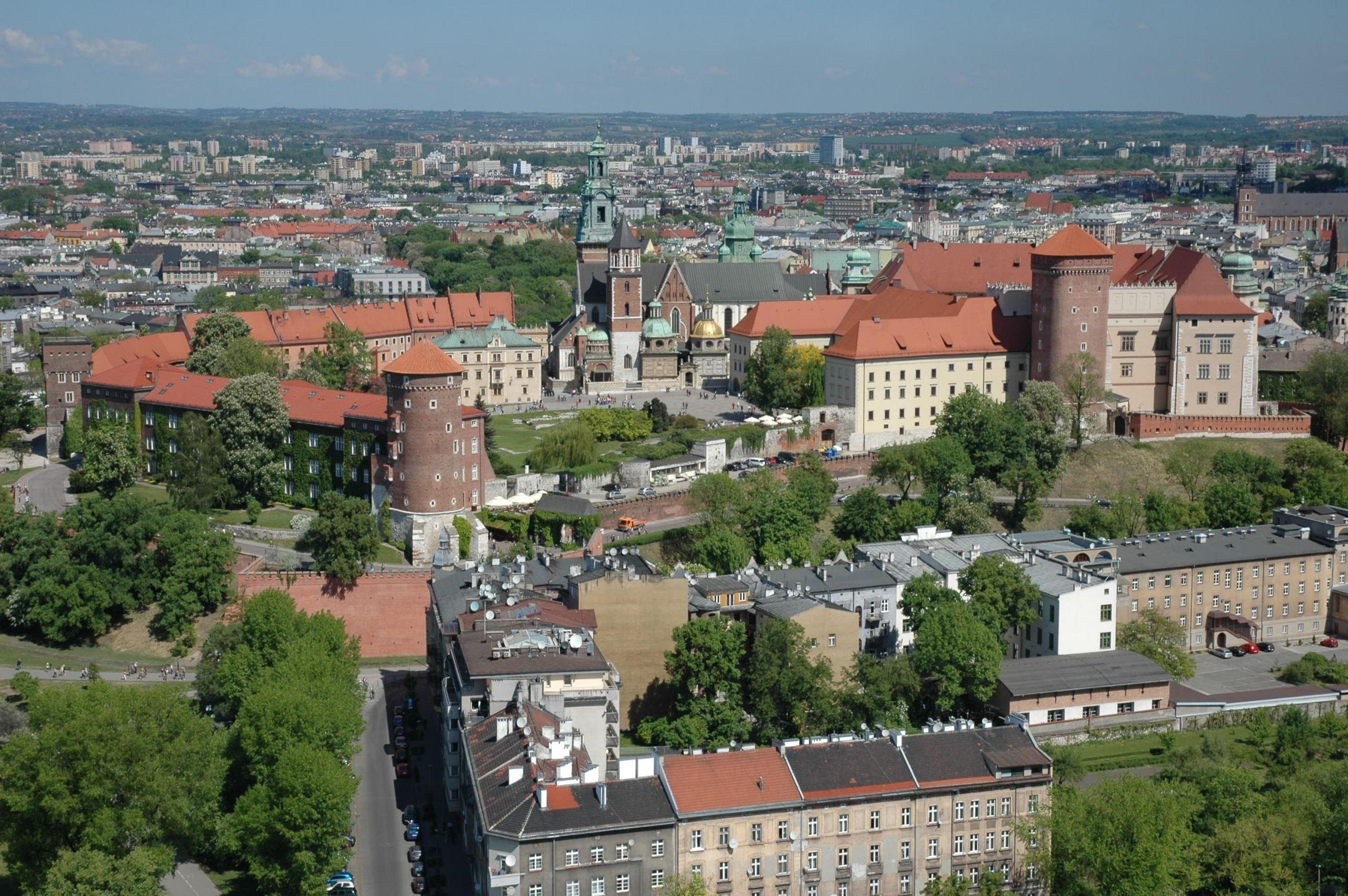 Panorama Krakowa.