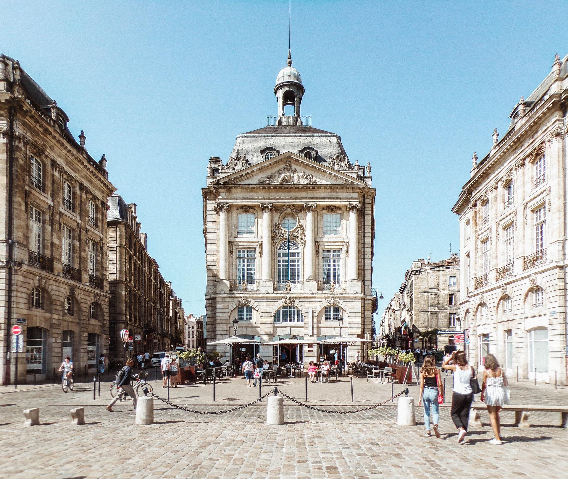 Place de la Bourse, Bordeaux, Francj