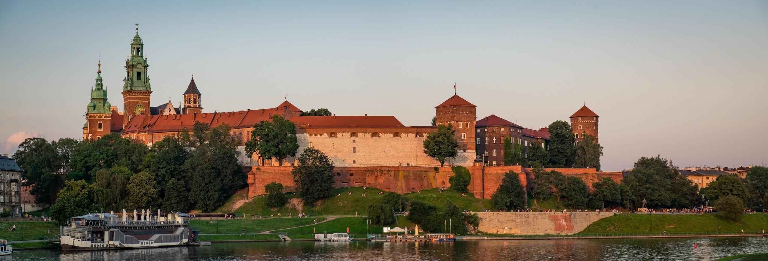 Zamek królewski w Krakowie.