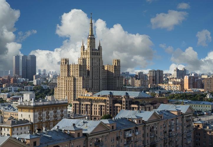 Budynki w Moskwie