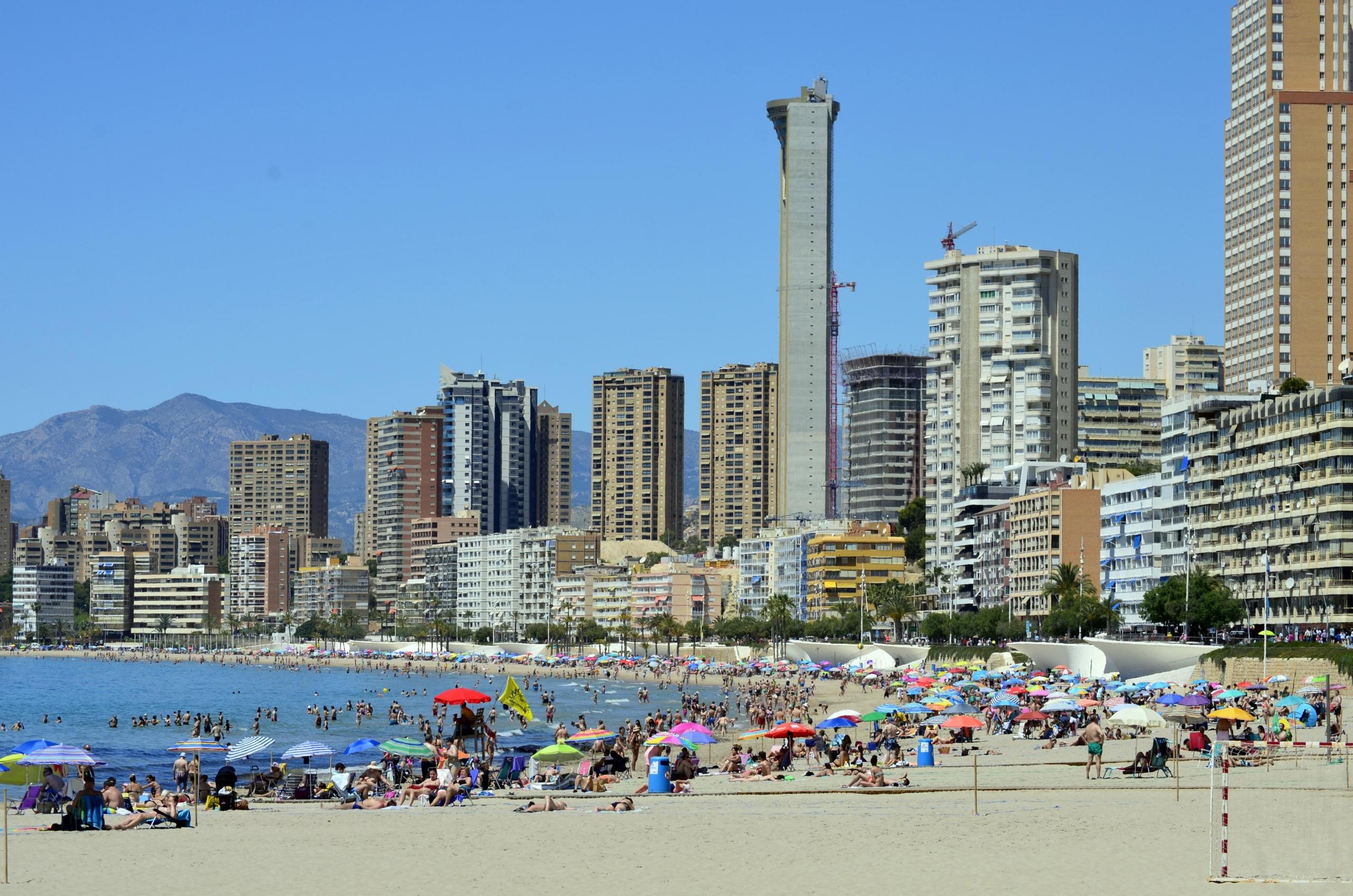 Plaża w Hiszpanii.