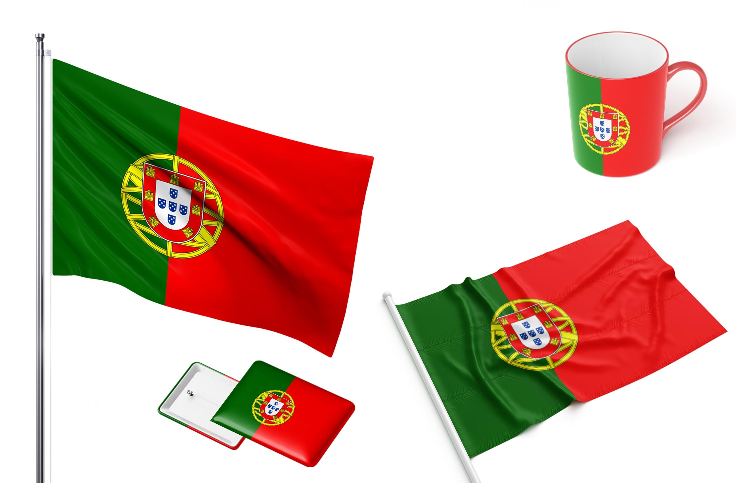 Nauka języka portugalskiego w domu, flaga portugalii.