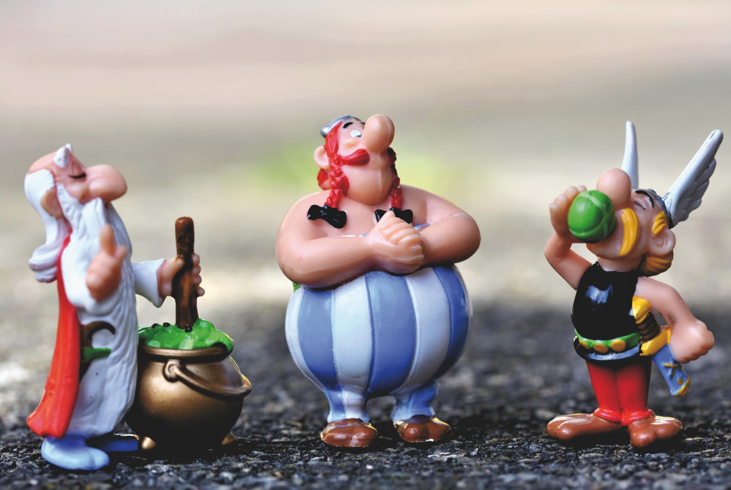 Pochodzenie języka francuskiego, galijski Asterix.