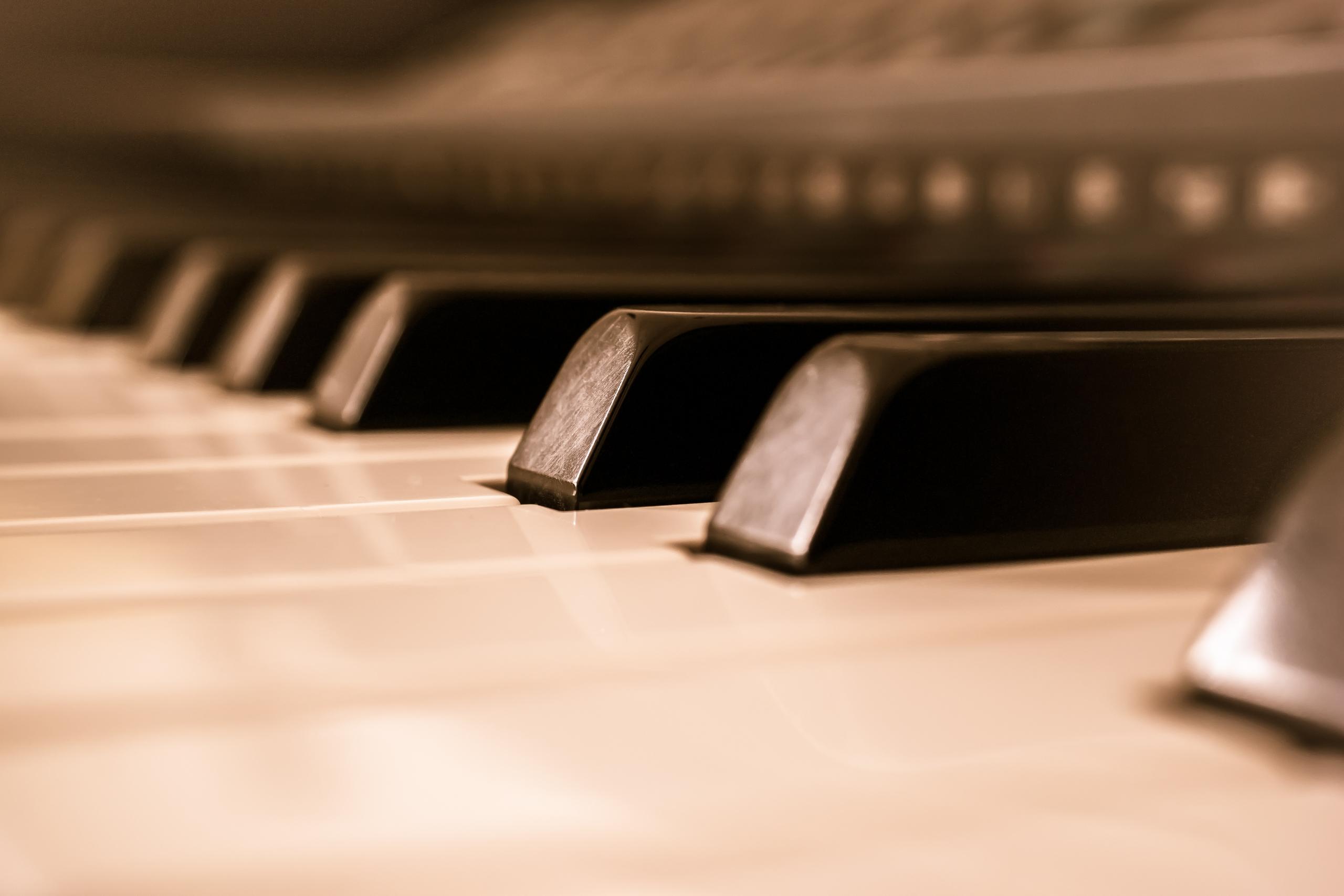 Klawiatura pianina.