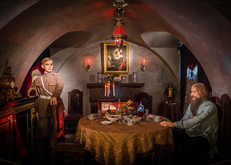 Rasputin, figura woskowa w Petersburgu
