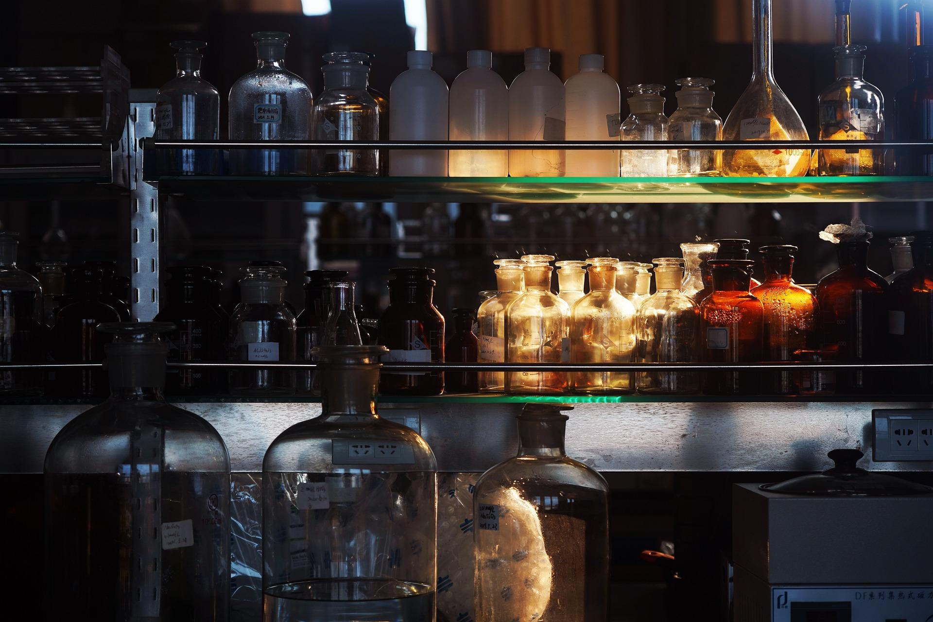 Laboratorium chemiczne.