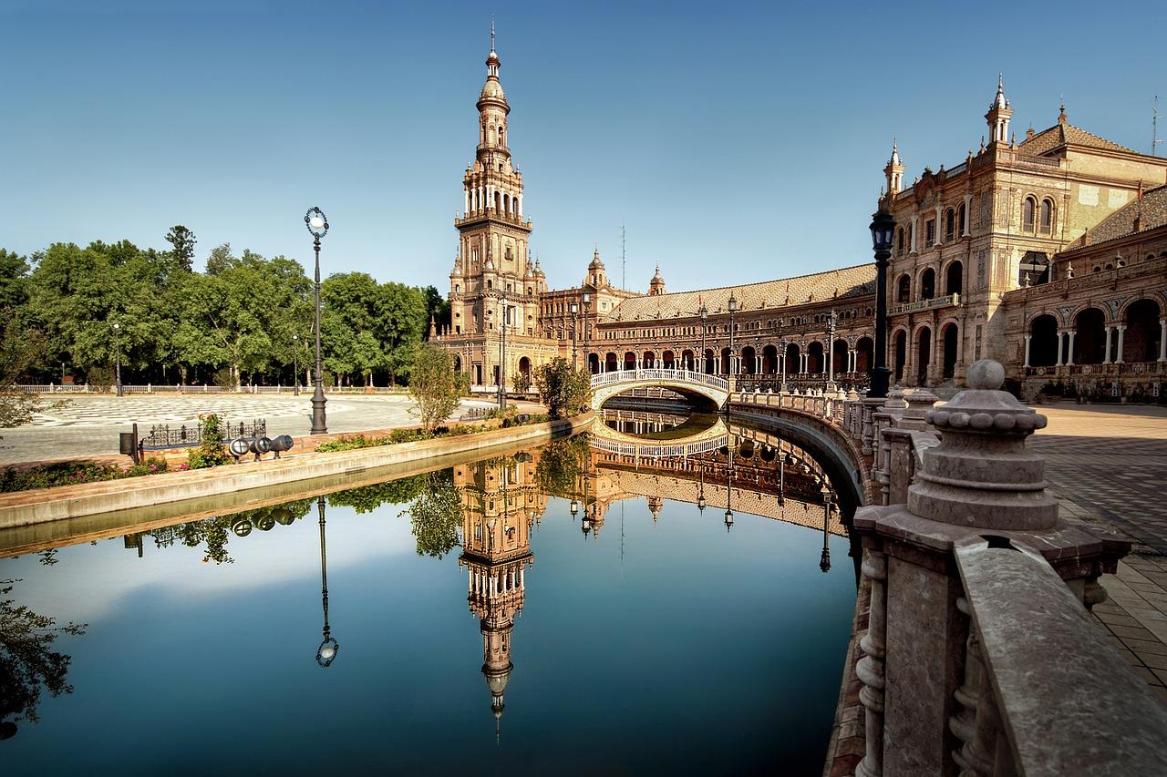 Plaza Espana w Sewilli