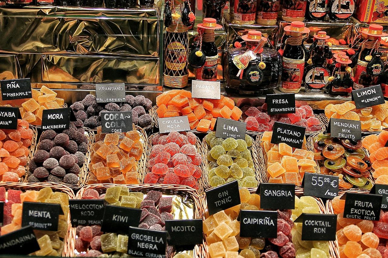 owoce i warzywa, zdjęcie z targu, hiszpańskie jedzenie